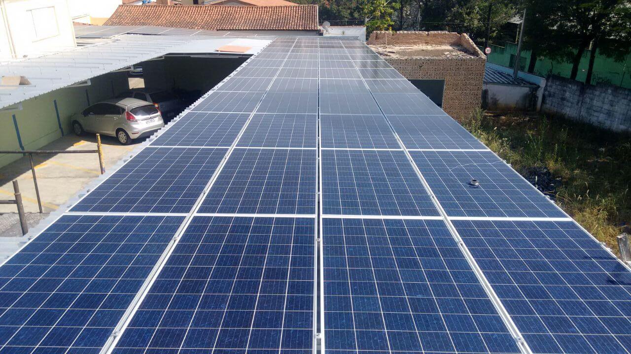estacionamento solar na cidade de Campinas