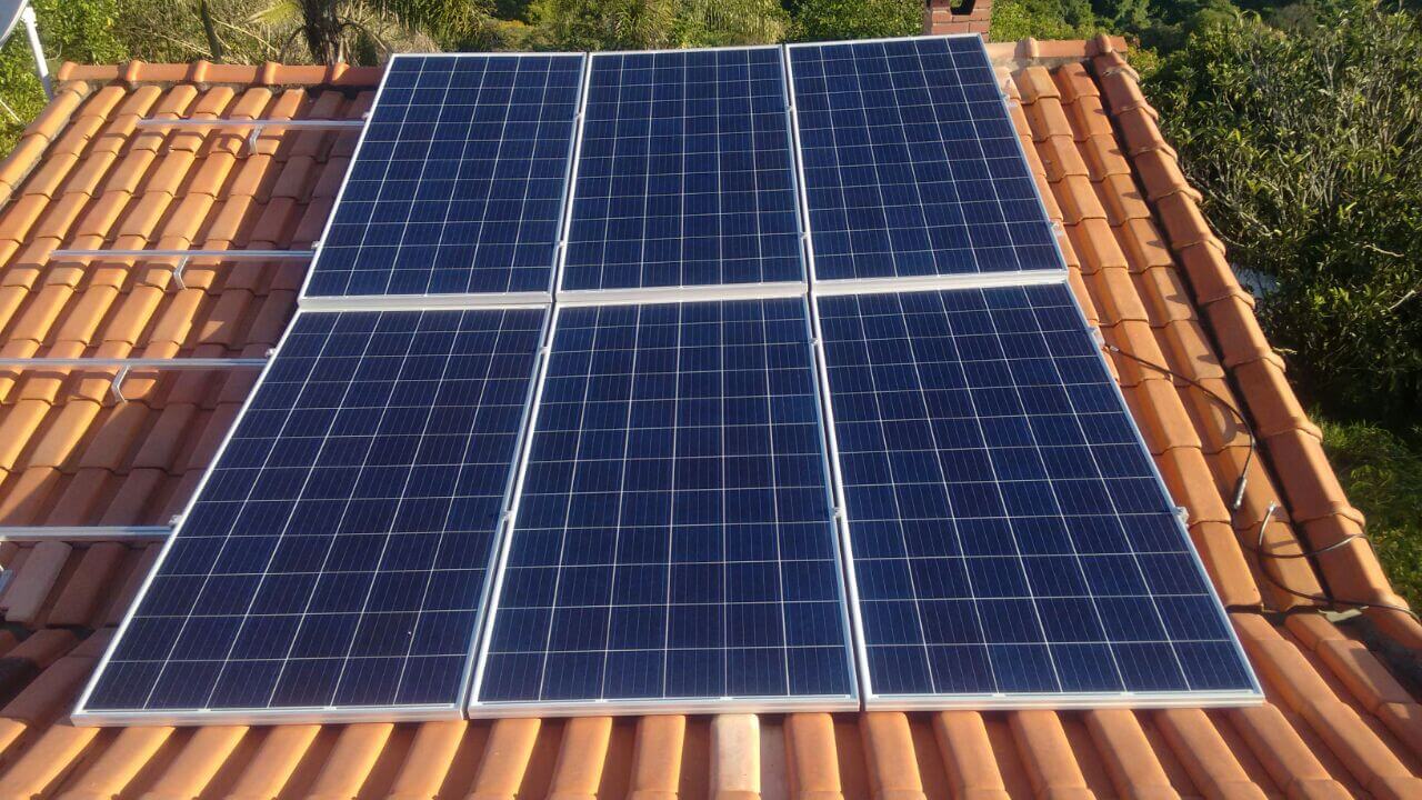 Sistema de geração de energia solar em Piedade